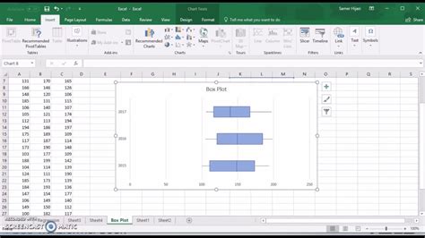 how to create a box and whisker plot in word