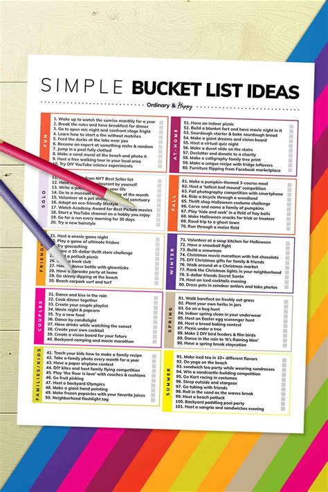 How To Create A Bucket List