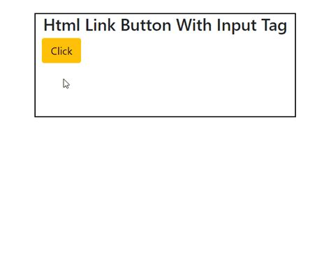 how to create a button link to another page in html