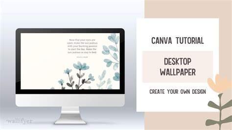 how to create a computer background on canva