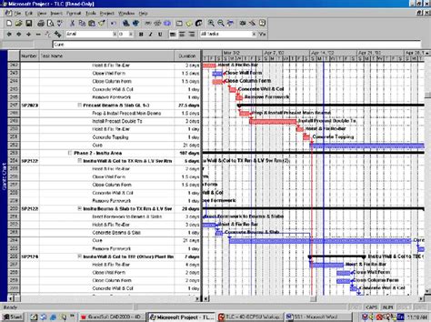 how to create a construction schedule in microsoft project