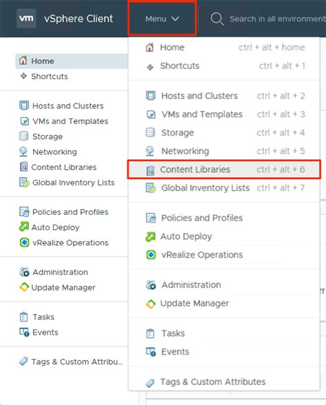 How To Create A Content Library In Vmware