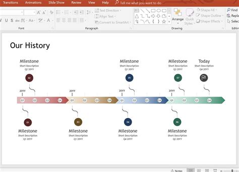 how to create a cool timeline in powerpoint
