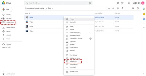 how to create a copy of a shared folder in google drive