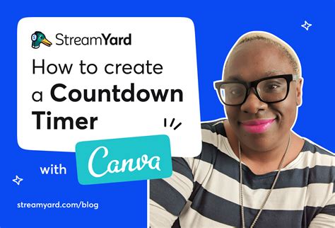 how to create a countdown clock in canva