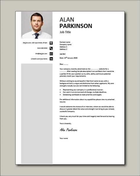 how to create a cover letter for cv