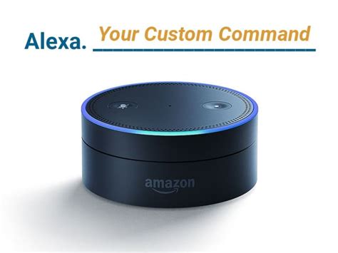 how to create a custom command on alexa