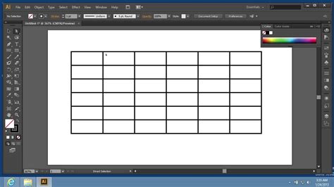 how to create a custom grid in illustrator
