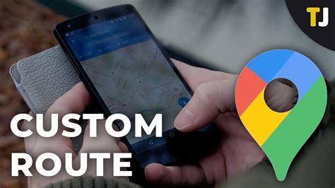 how to create a custom route in google maps on iphone
