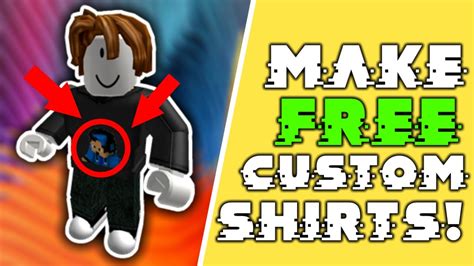 how to create a custom shirt in roblox