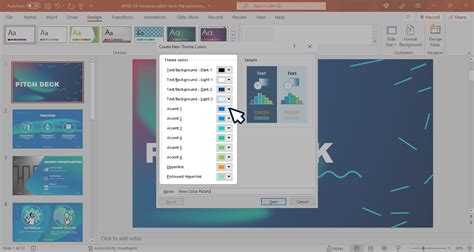 how to create a custom theme color in powerpoint