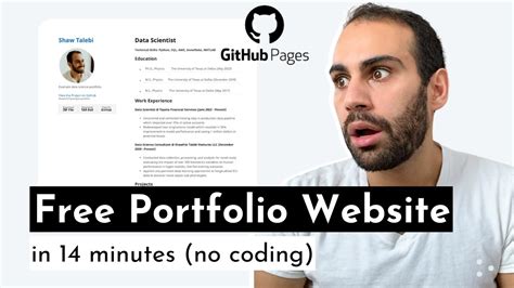 how to create a data science portfolio on github