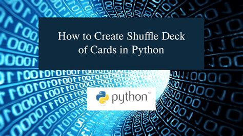 How To Create A Deck Of Cards In Python