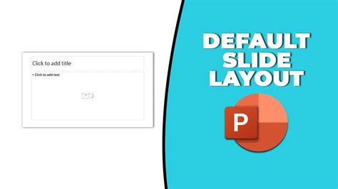 How To Create A Default Slide In Powerpoint