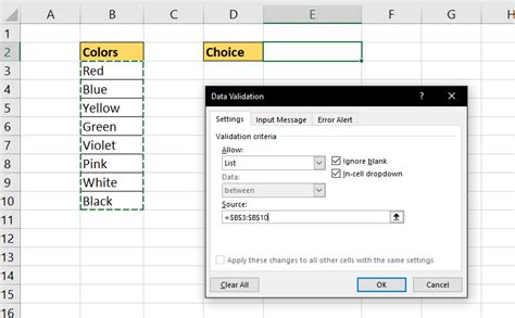 how to create a dependent drop down list in excel with multiple selections