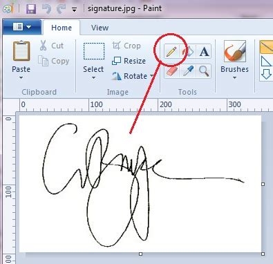 How To Create A Digital Signature In Paint 3D