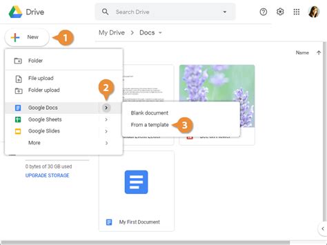 how to create a document in google docs