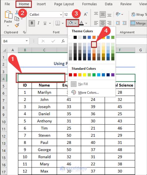 how to create a double row header in excel