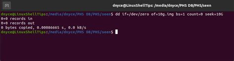 How To Create A Dummy File In Linux