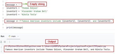 how to create a empty string in python