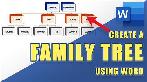 how to create a family tree chart in word