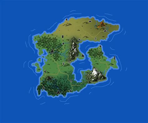 how to create a fantasy map in photoshop