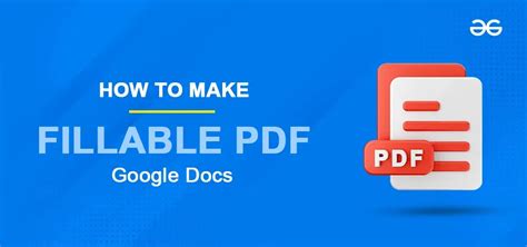 how to create a fillable pdf in google docs