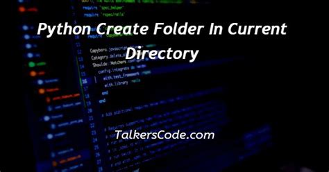 How To Create A Folder In A Folder In Python