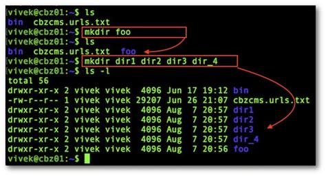 how to create a folder in linux command