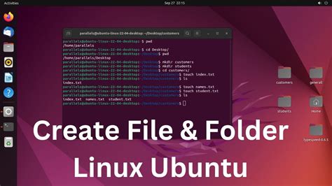 how to create a folder in linux using terminal