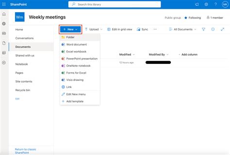 how to create a folder in sharepoint