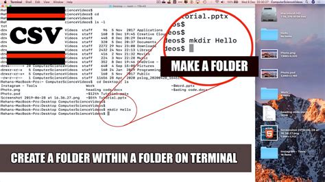 how to create a folder in terminal macos