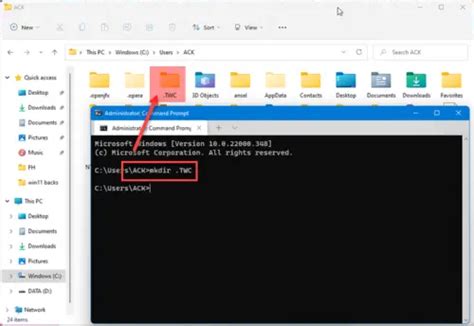 How To Create A Folder Name Starting With Dot In Windows