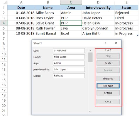 how to create a form in excel online