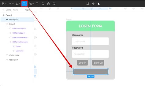 how to create a form in figma