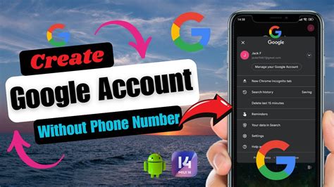 how to create a google account without phone number 2025