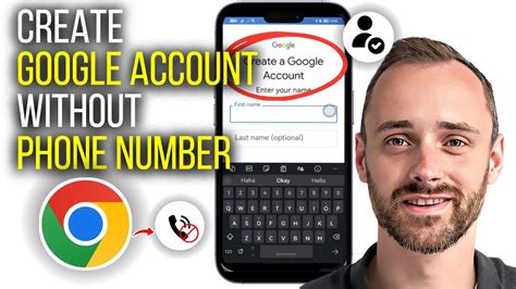 how to create a google account without phone number on pc