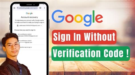 how to create a google account without verification code