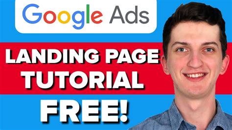 how to create a google landing page