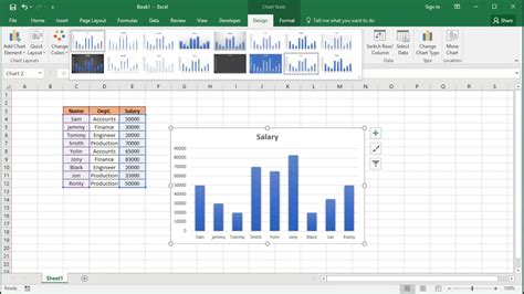 how to create a graph in excel youtube