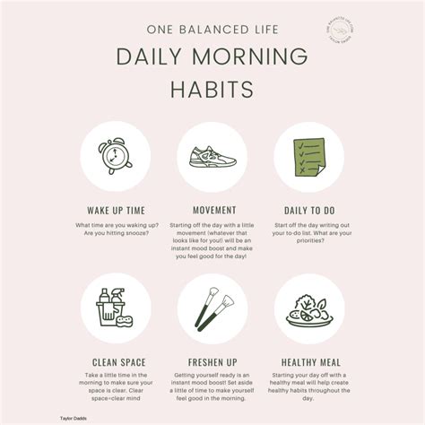 how to create a healthy routine
