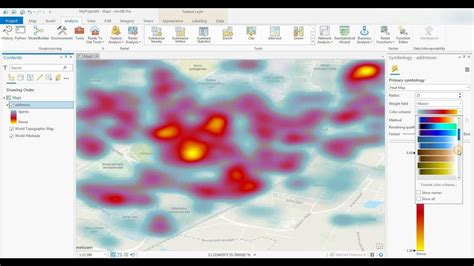 how to create a heat map in arcgis online