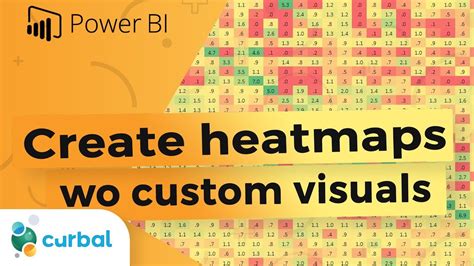how to create a heat map in power bi