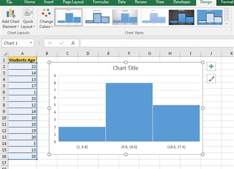 How To Create A Histogram In Excel Mac 2016