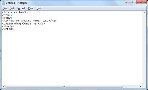 how to create a html file on a mac