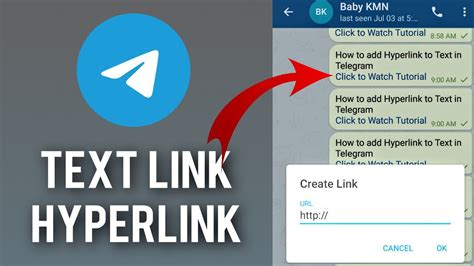 how to create a hyperlink in telegram