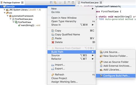 how to create a java project in eclipse for selenium