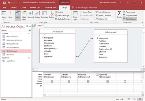 How To Create A Join Table In Access