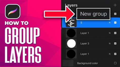 How To Create A Layer Folder In Procreate