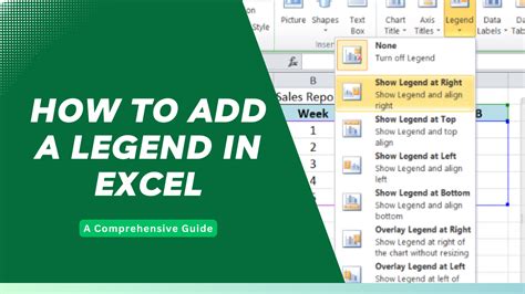 how to create a legend key in excel